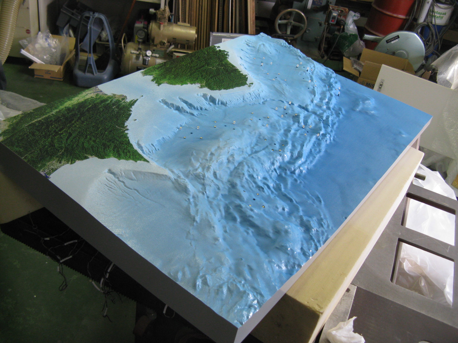 東南海海底模型