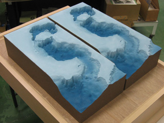鹿児島湾海底地形モデル